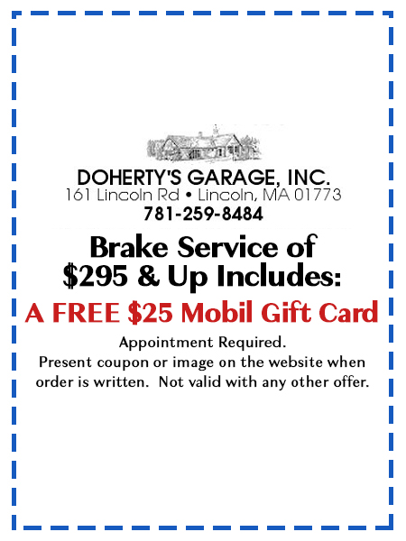 Coupons - Doherty's Garage